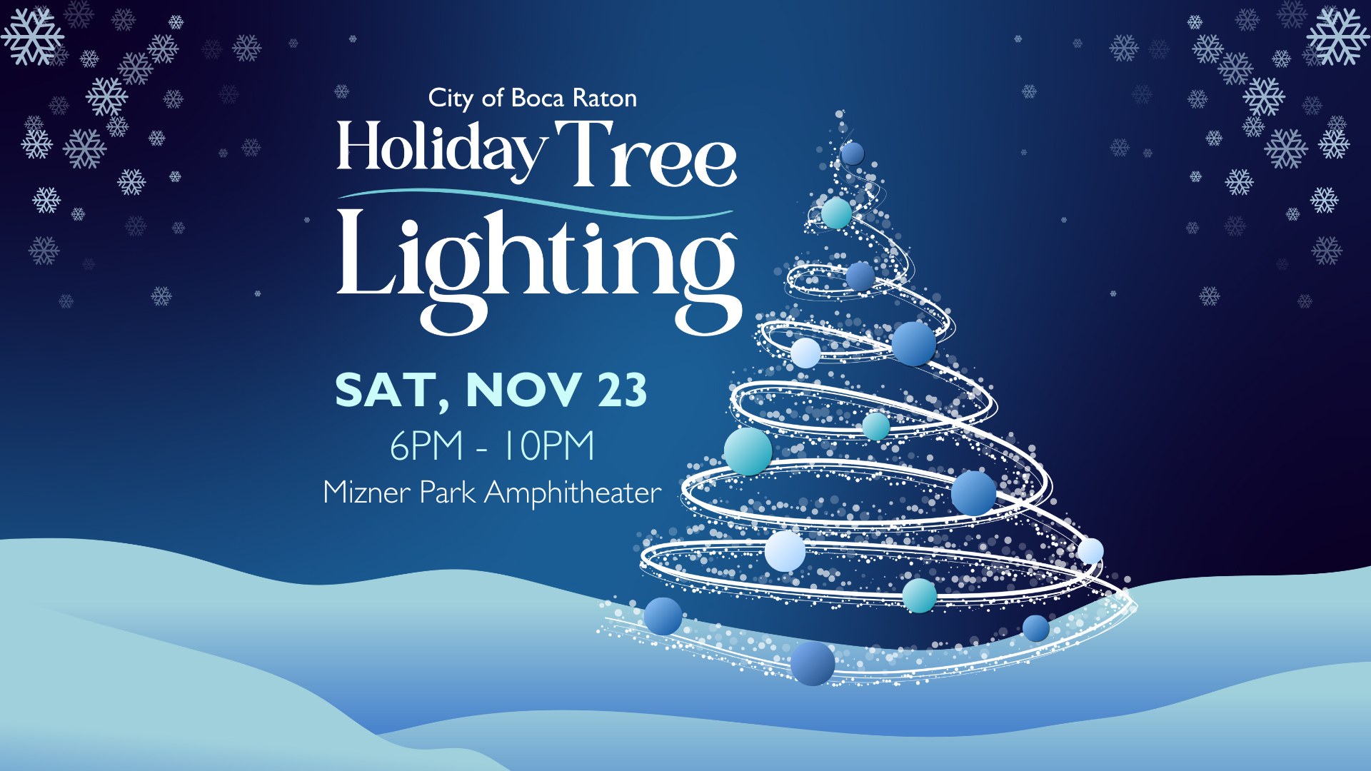 Everything To Know About The Mizner Park Holiday Tree Lighting In Boca Raton